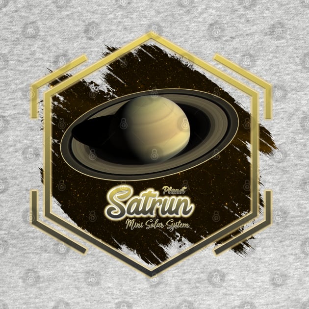 Planet Saturn: Mini Solar System by Da Vinci Feather